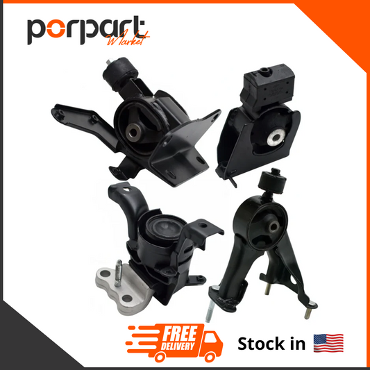 4Pcs Engine Motor Trans Mount Set for 2009-2018 Toyota Corolla 1.8L A62027 A62023 A62015 A62022