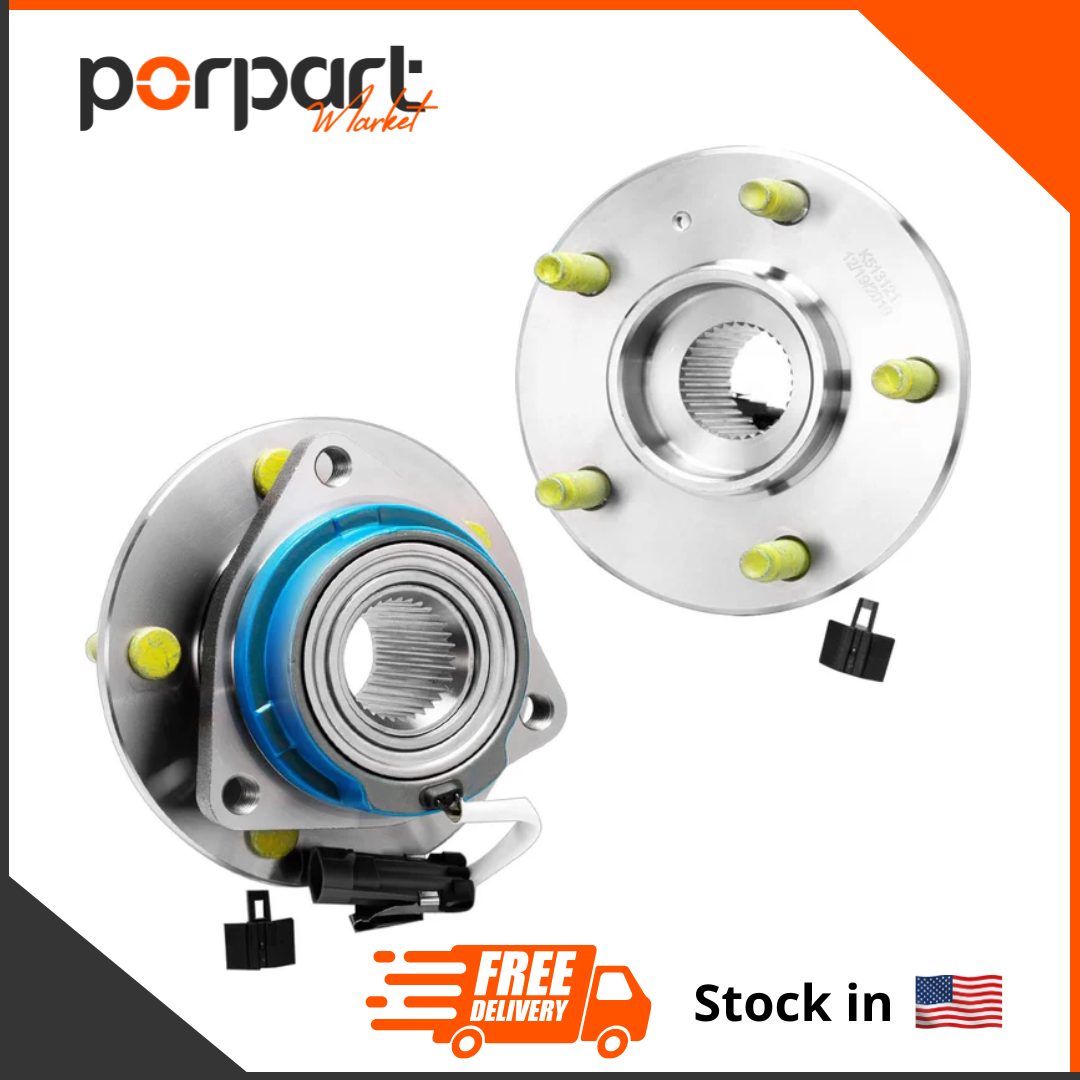 - 2 Wheel Bearing Hubs Front for Chevy Impala Monte Carlo Buick Lacrosse Lesabre Cadillac DTS Pontiac Grand Prix, Rear for Chevy Uplander Venture Front or Rear Wheel Bearing and Hubs