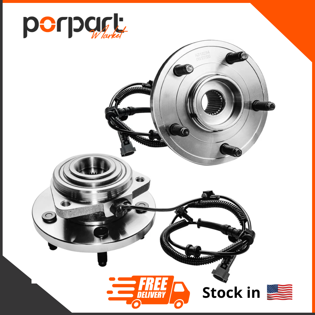 - 2 Front Wheel Bearing Hubs for Grand Cherokee Commander, 2005-2010 Jeep Grand Cherokee 2006-2010 Commander, 2007 2008 2009 Replacement Wheel Bearing and Hubs Assembly Set