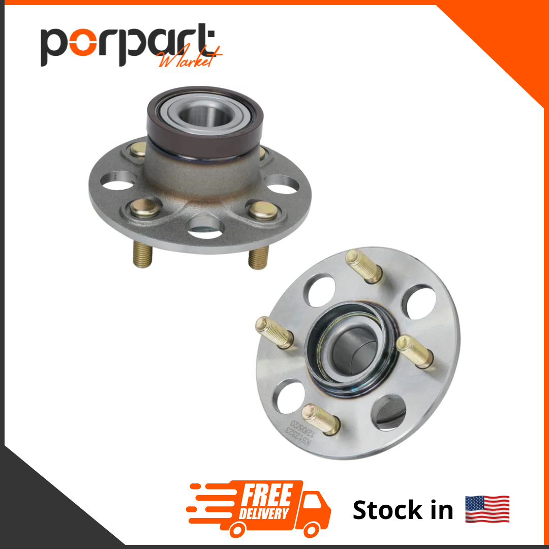 - Rear 2Pc Wheel Bearing Hubs for 07-13 Honda Fit, 10-14 Insight, 2 Wheel Bearing & Hubs Assembly 2011 2012 2013 Replacement Bearing Hubs