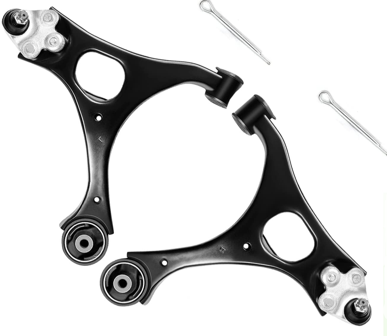 12Pcs Suspension Kit 2 Lower Control Arm 2 Lower Ball Joints 2 Front 2 Rear Sway Bar End Link 2 Outer 2 Inner Tie Rod End Link Fit for Honda CIVIC 2006-2011 K80769