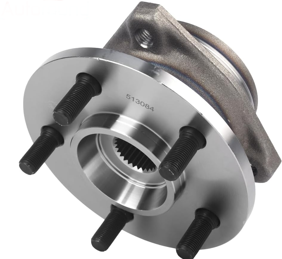 513084 Front Wheel Hub and Bearing Assembly 2PCS Fit for Jeep Cherokee Wrangler Grand Cherokee TJ Comanche Wagoneer 5 Lug