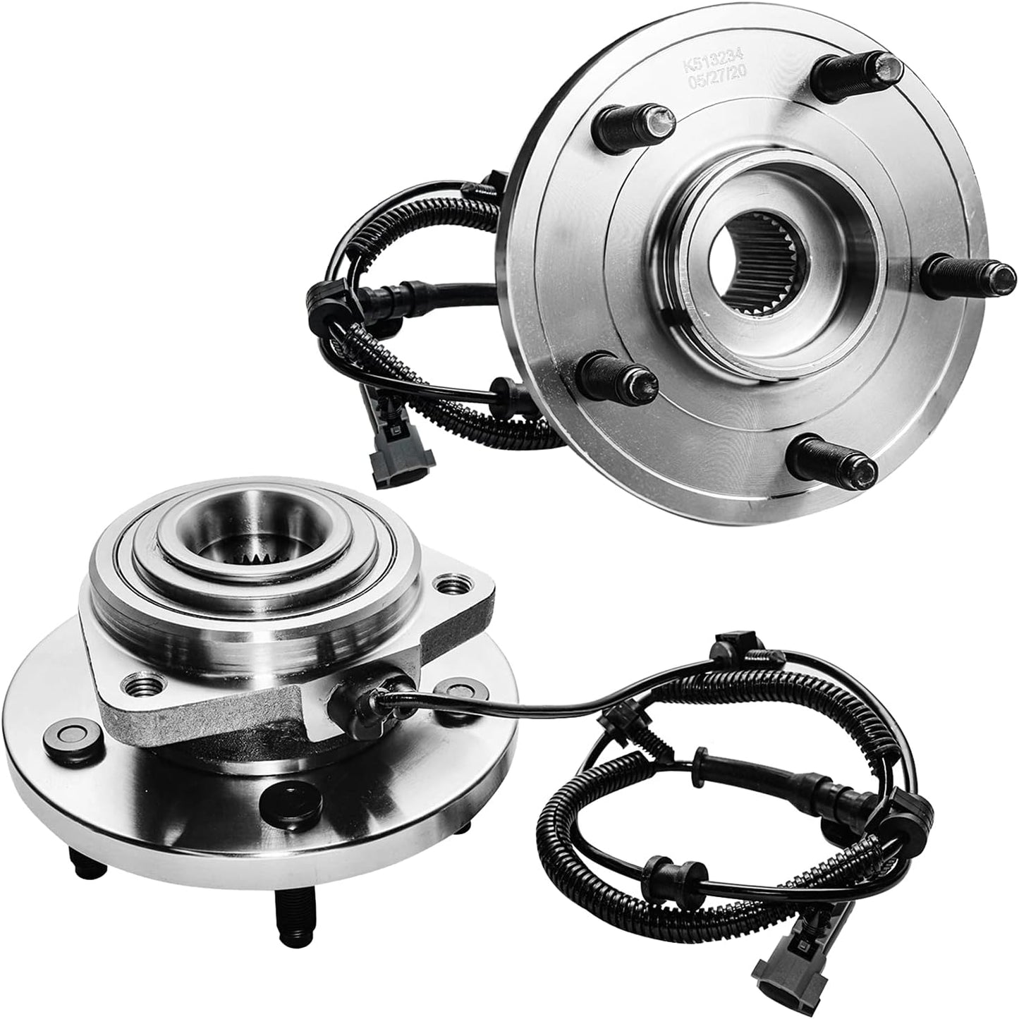 - 2 Front Wheel Bearing Hubs for Grand Cherokee Commander, 2005-2010 Jeep Grand Cherokee 2006-2010 Commander, 2007 2008 2009 Replacement Wheel Bearing and Hubs Assembly Set