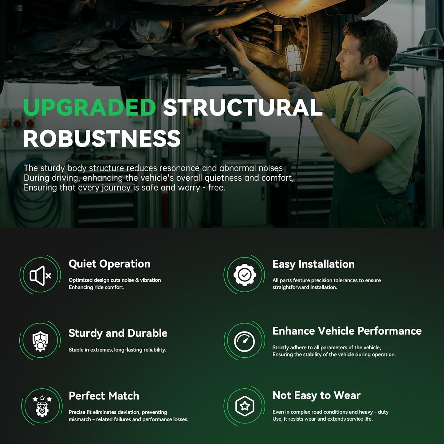 10Pc Front End Suspension Kit Fit for 2012-2019 Ni-Ssan Versa, 14-19 Versa Note, 2 Lower Control Arm W/Ball Joint 2 Sway Bar Link 4 Outer & Inner Tie Rod End (# K621576 K621577 K750098 EV800862)