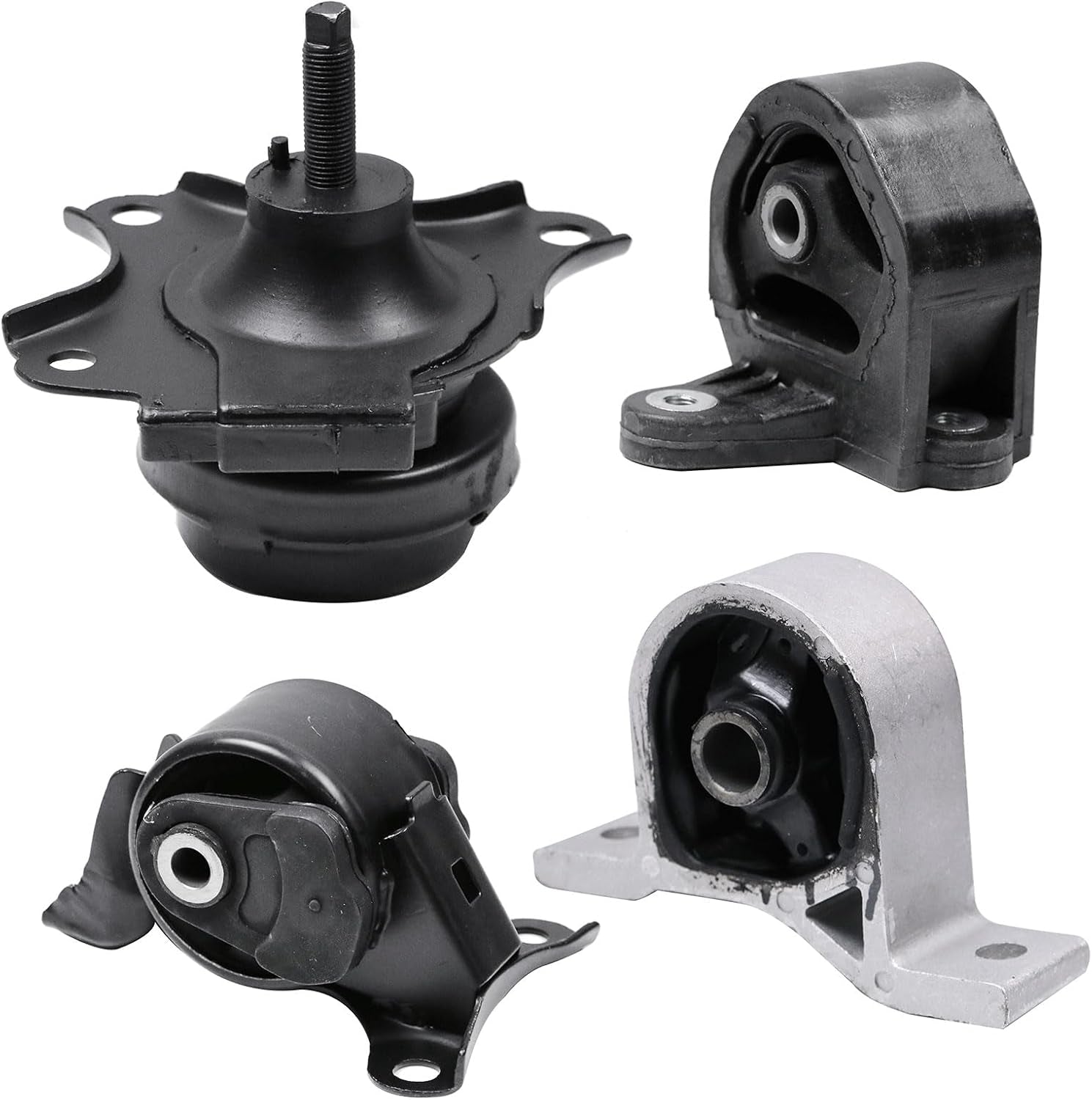 4PCS Engine Motor Mount Kit Compatible with Honda Civic 1.7L 2001-2005 Auto Transmission Motor Mount Replace A6591 A6588 A6595 A4511