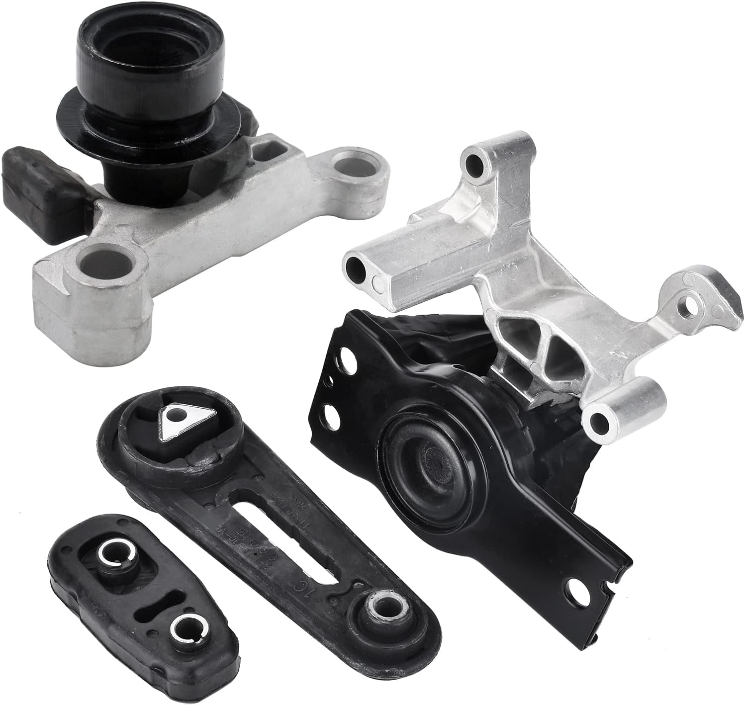 Engine Motor Transmission Mount Kits Compatible with Nissan Sentra 2.0L 2007-2012 4PCS Engine Trans Mount Replace A4318 A4345 A4348HY A4346