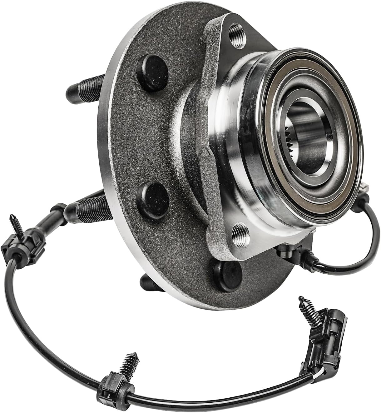 - 4WD Front Wheel Bearing Hubs for Chevy GMC Silverado Sierra Avalanche Yukon XL Suburban 1500 Tahoe Cadillac Escalade ESV EXT, Replacement Wheel Bearing and Hubs Assembly Set, Pair Hubs