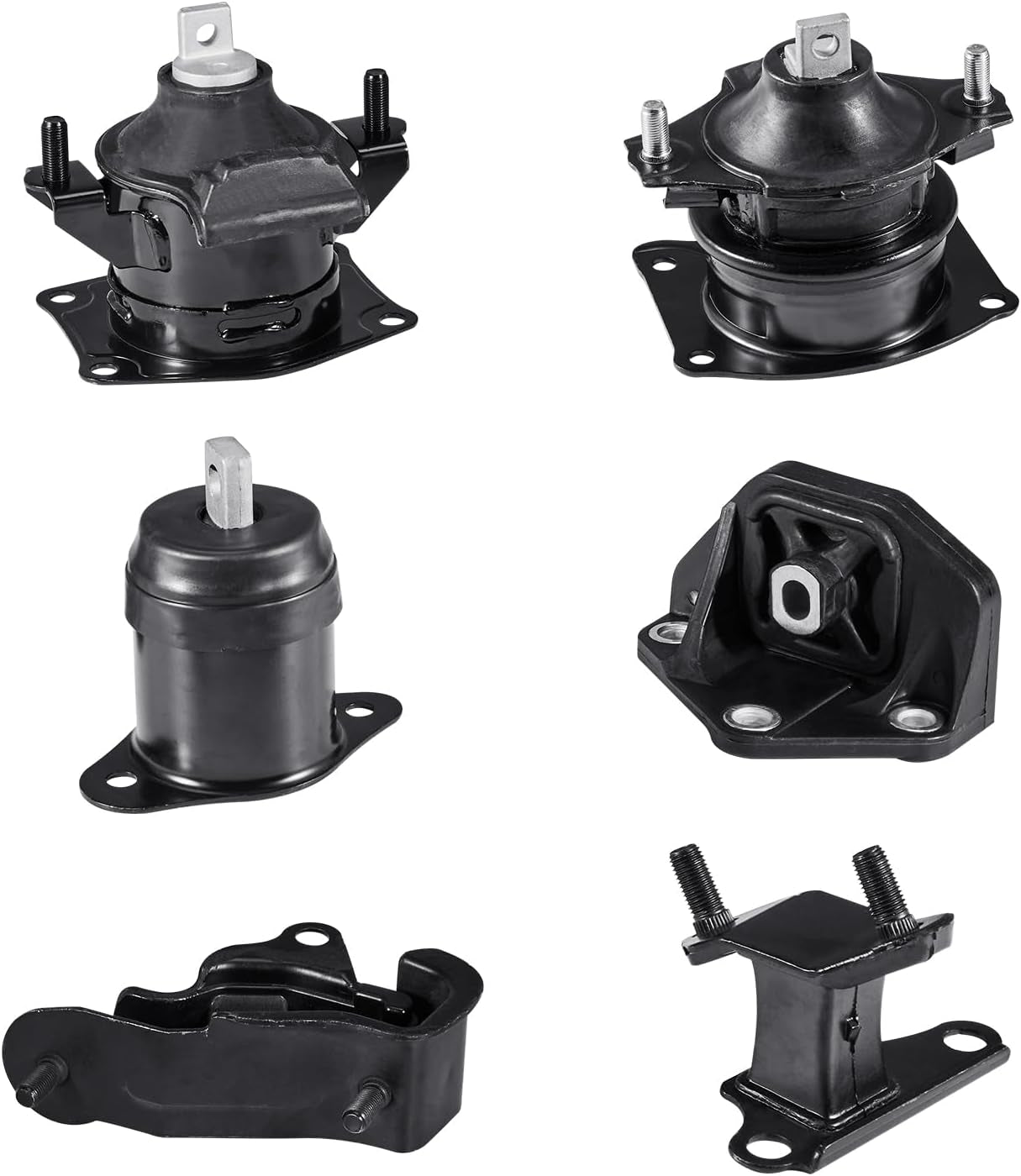 Engine & Transmission Mount Kit 6PCS for 2003-2007 Honda Accord 3.0L V6 Replace