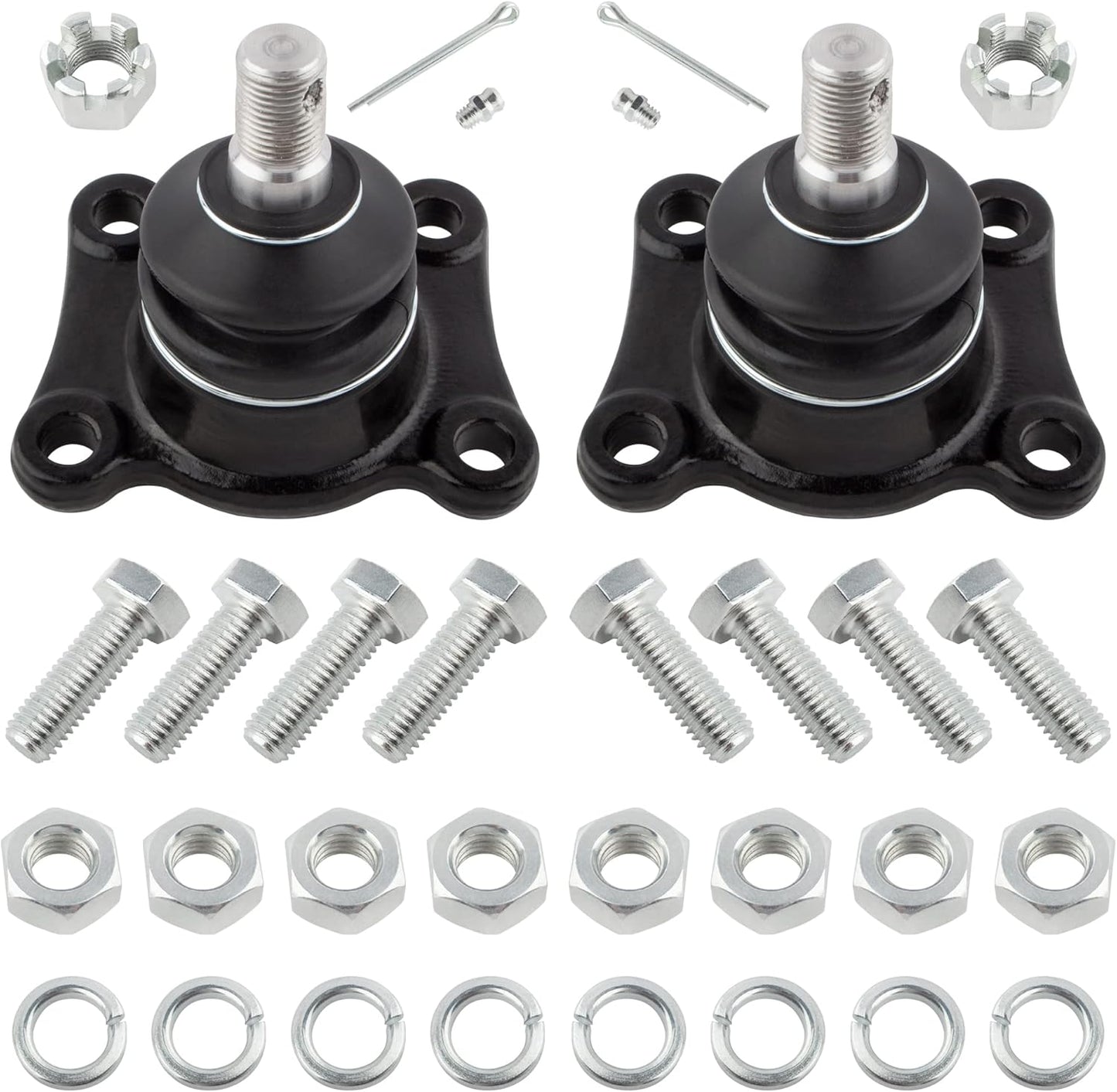 10Pcs Front Idler Arm Pitman Arm Ball Joints Tie Rod Ends for Toyota 4Runner 1989-1995 /Pickup 1989 1990 1991 1992 1993 1994 1995 /T100 1993-1998 - 4WD Only |K9519 K9482 ES3003 ES2376 K9424 K9422