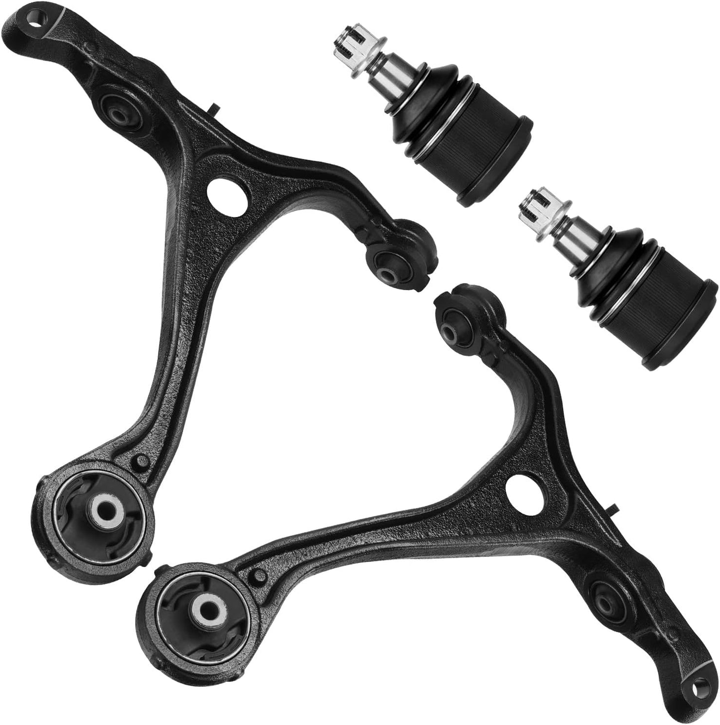 12PCS Front Upper Lower Control Arm K620616 K620617 for Honda Accord 2.4L 2003-2007, Acura TSX 2004-2008 W/Ball Joint Suspension Kit K640289 K640290 K80228 EV80210 ES80288 K90456 K90457