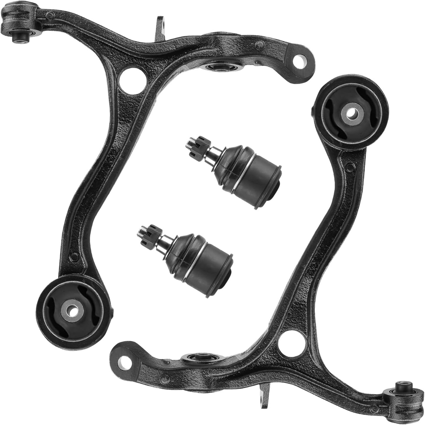 12PCS Front Upper Lower Control Arm K620616 K620617 for Honda Accord 2.4L 2003-2007, Acura TSX 2004-2008 W/Ball Joint Suspension Kit K640289 K640290 K80228 EV80210 ES80288 K90456 K90457