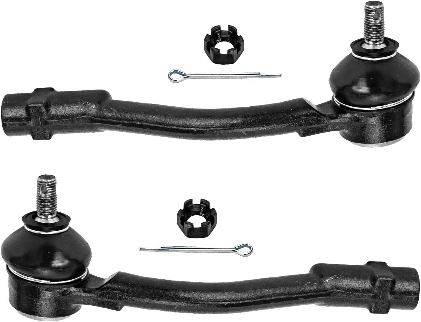- 6Pc Front End Suspension Kit for 2012-2013 Kia Soul [With Automatic Transmission], 2 Lower Control Arms with Ball Joints 4 Inner & Outer Tie Rods Replacement