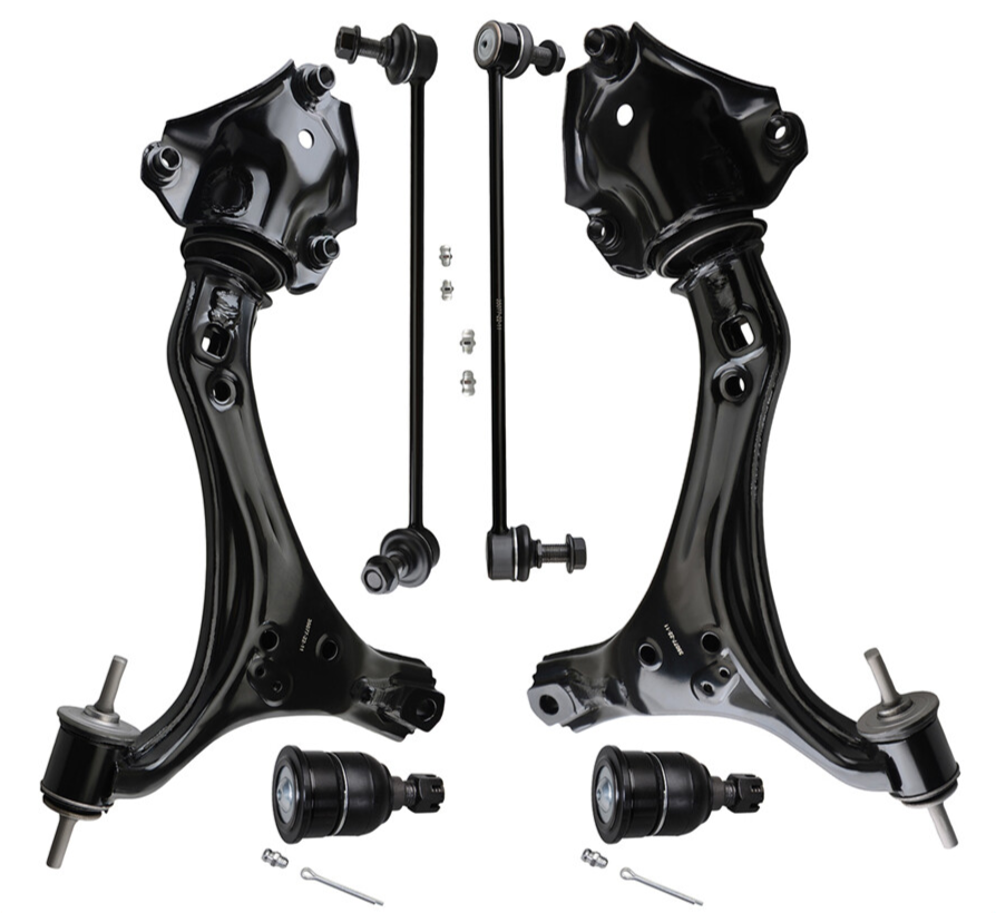 Front Lower Suspension Control Arm W Ball Joints Sway Bar for 13-17 Honda Accord