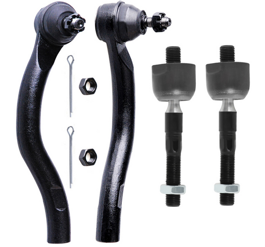 4pc Front Inner & Outer Tie Rod End Kit for 2003-2006 Honda Accord 3.0L V6