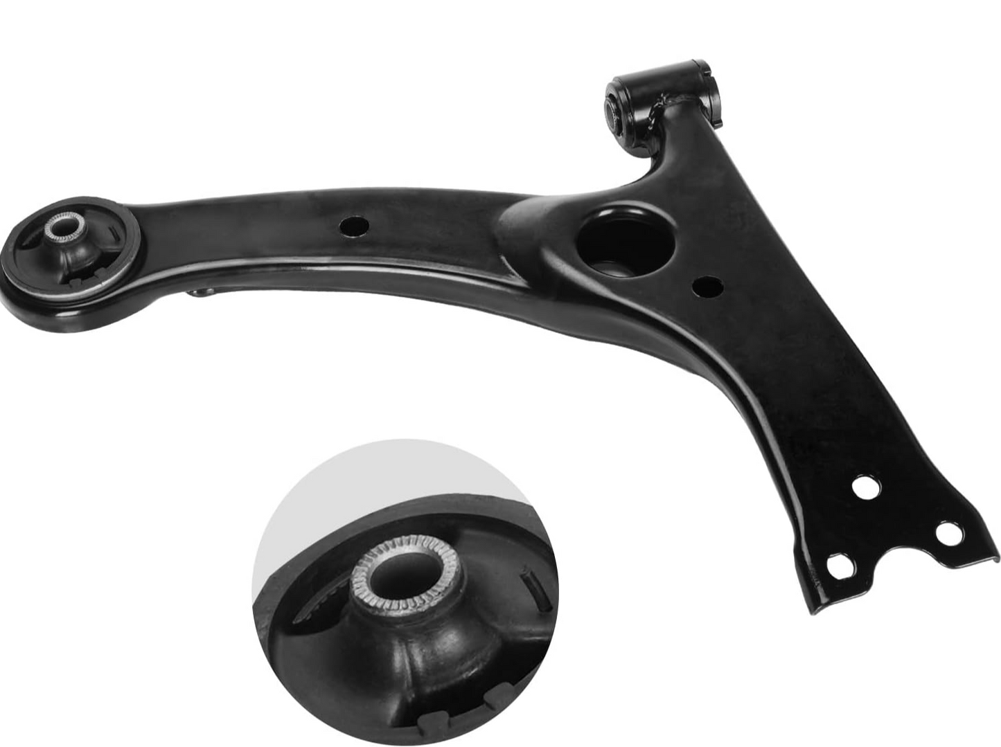 Front Lower Control Arms + Ball Joints + Sway Bar Links + Tie Rods for Toyota Corolla 2003-2008 Suspension Kit K640360 K640361 K90309 K80230 EV470 ES80432 ES80431 BT-433 10Pc Set