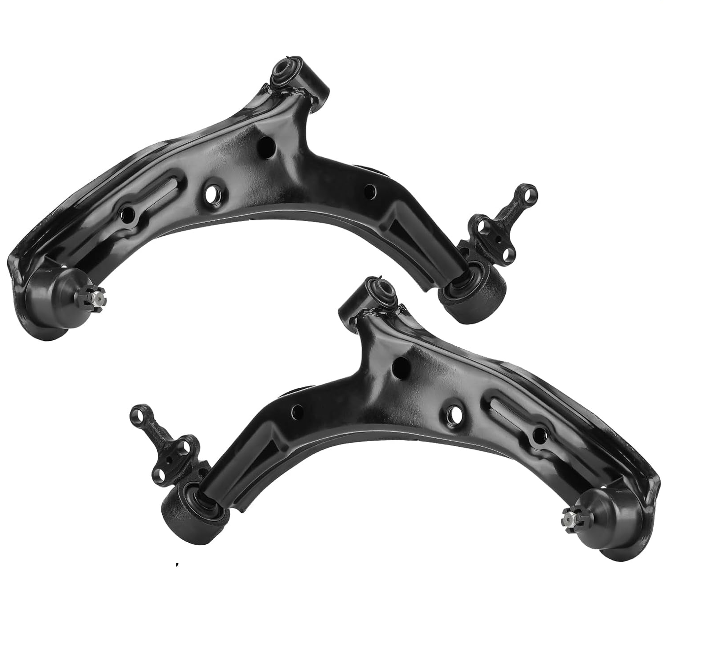 8pc Front Suspension Kit for 2001-2006 Nissan Sentra - Lower Control Arms, Ball Joints, Sway Bar Links, Inner & Outer Tie Rods - Driver & Passenger Side