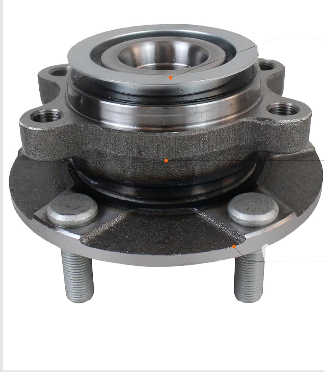 Pair 513298 Front Wheel Hub and Bearing Assembly Compatible with 2008-2013 Nissan Rogue, 2014-2015 Rogue Select, 2008-2012 Sentra (2.5L 4 Cylinder ONLY) 5 Lugs