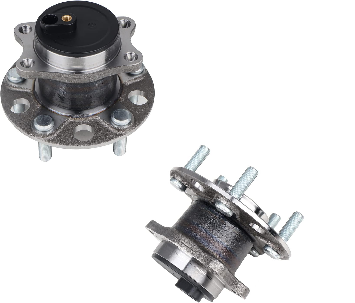 512332 Rear 2PCS Wheel Bearing and Hub Assembly Compatible with Chrysler 200 2011-2014/Sebring 2007-2010;Dodge Avenger 2008-2014/Caliber 2007-2012;Jeep Compass Patriot 2007-2017, 5 Lug W/Abs
