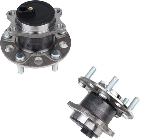 512332 Rear 2PCS Wheel Bearing and Hub Assembly Compatible with Chrysler 200 2011-2014/Sebring 2007-2010;Dodge Avenger 2008-2014/Caliber 2007-2012;Jeep Compass Patriot 2007-2017, 5 Lug W/Abs