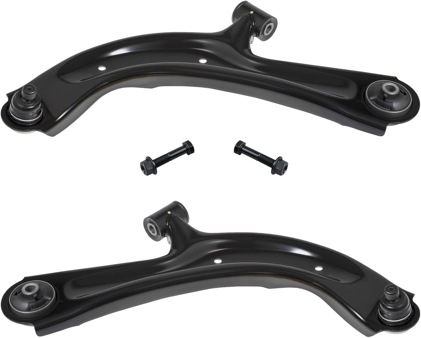 10Pc Suspension Kit Fit for 2013-19 Ni-Ssan Sentra 1.8L, 13-20 NV200, 2 Front Lower Control Arm W/Ball Joint + 4 Outer Inner Tie Rod + 2 Sway Bar [# K622159 K622160 K750719 EV800951 ES800965]