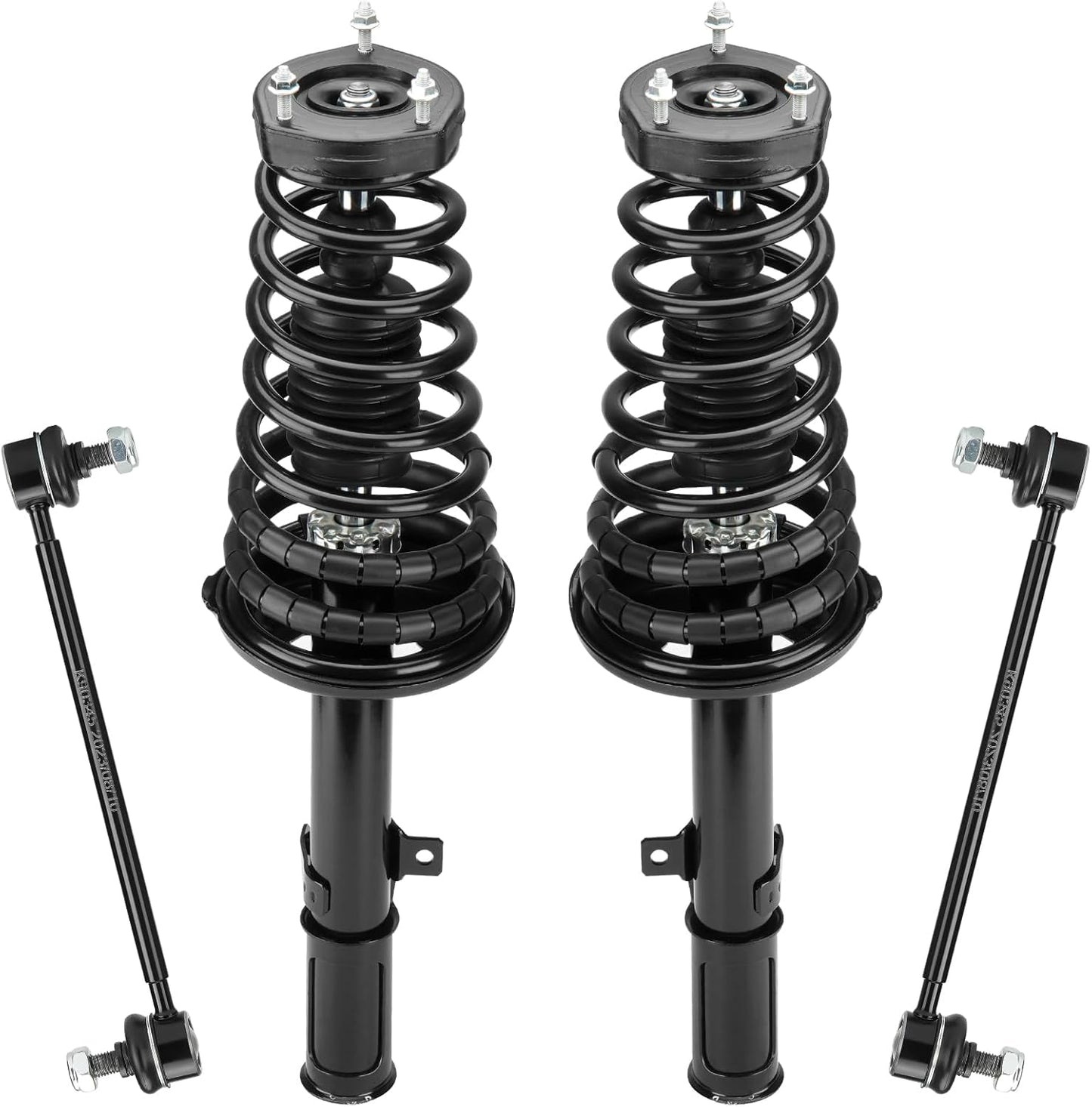 Front and Rear Struts Assembly & Sway Bar Links for 97-03 Toyota Avalon, 97-01 Camry 3L Lexus ES300 Solara, Shock Absorber W/Coil Spring Replace 271679 271678 271681 271680 8PCS
