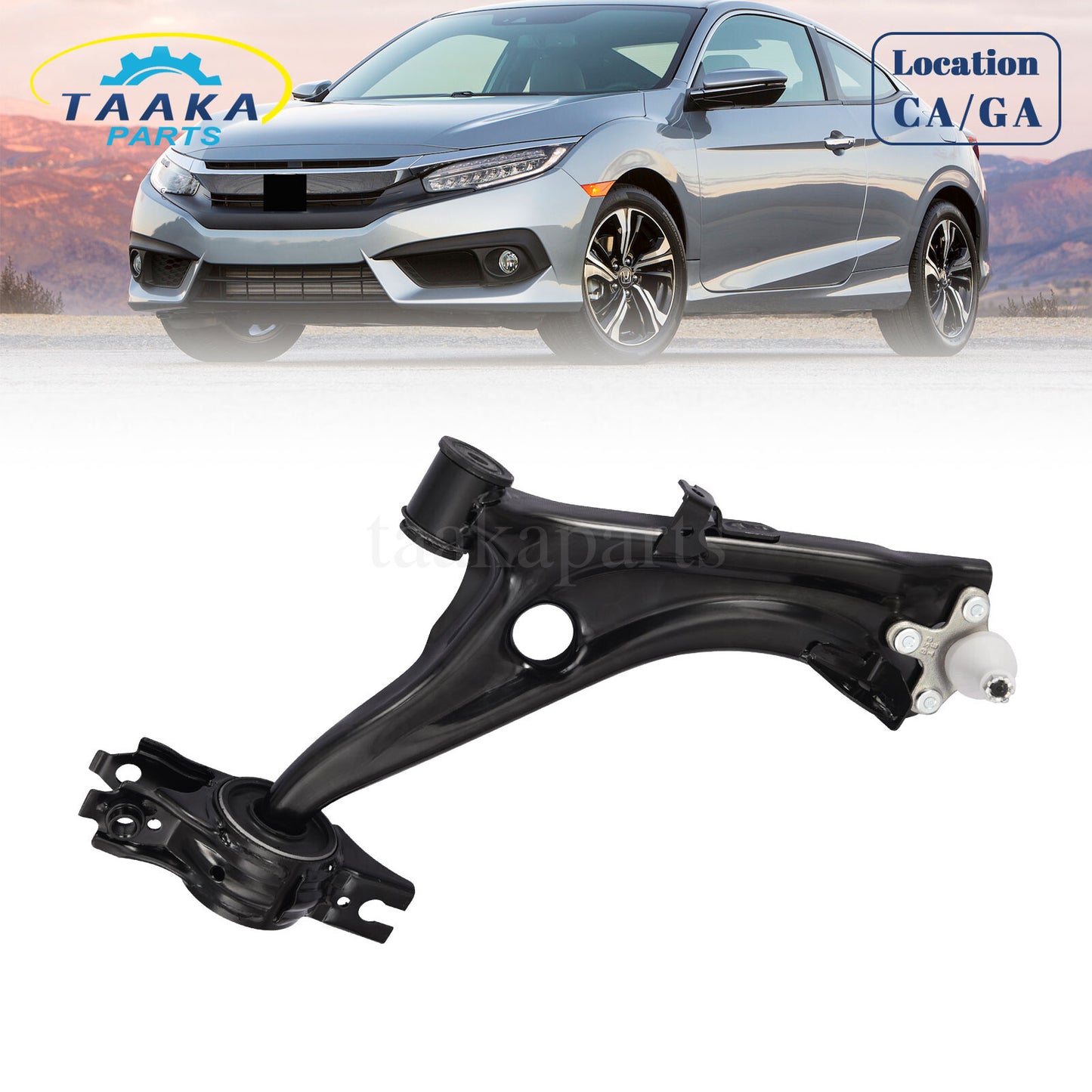 Front Lower Control Arm for 2016 - 2021 Honda Civic Right Side with Ball Joint