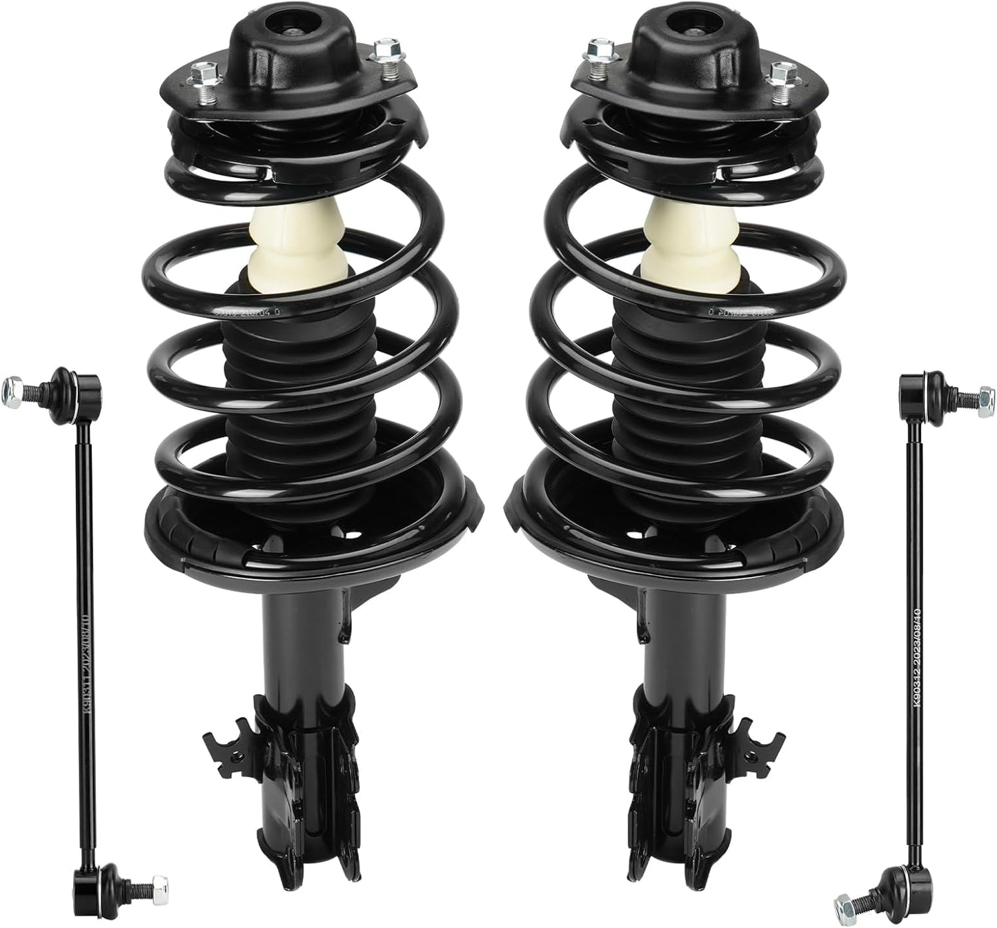 Front and Rear Struts Assembly & Sway Bar Links for 97-03 Toyota Avalon, 97-01 Camry 3L Lexus ES300 Solara, Shock Absorber W/Coil Spring Replace 271679 271678 271681 271680 8PCS