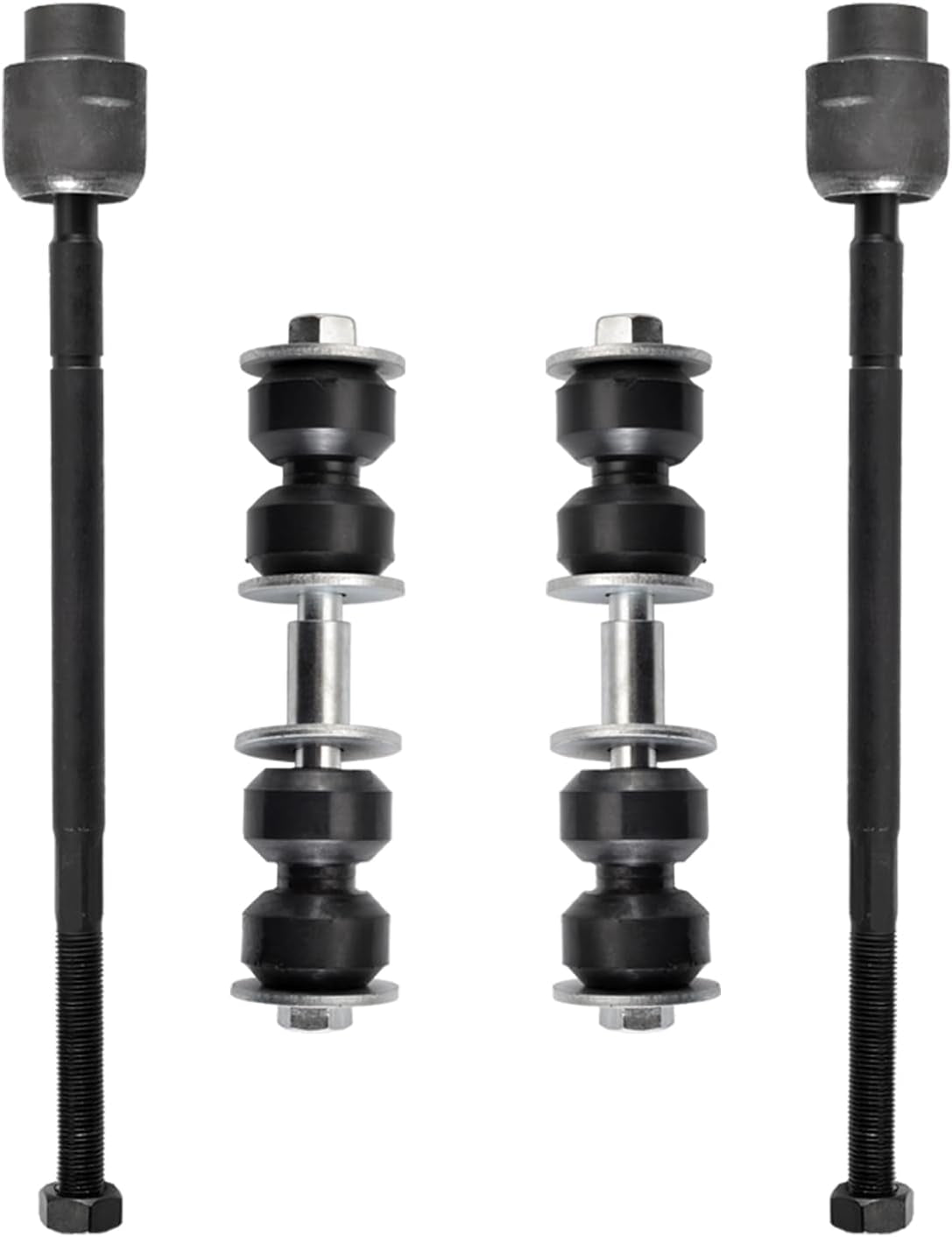10Pcs Suspension Kit Front Lower Control Arm with Ball Joint & Tie Rod End Inner and Outer & Front Sway Bar End Links Compatible with 2000-2016 Chevrolet Impala Monte Carlo Pontiac Grand Prix
