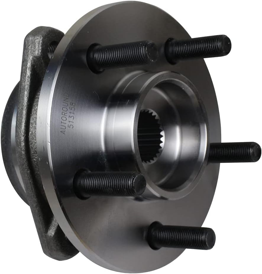 513158 Pack 2 Front Wheel Hub and Bearing Assembly Compatible with Jeep Wrangler 1999-2006, Cherokee 1999-2001, TJ 2000-2006, 5 Lug Non-Abs