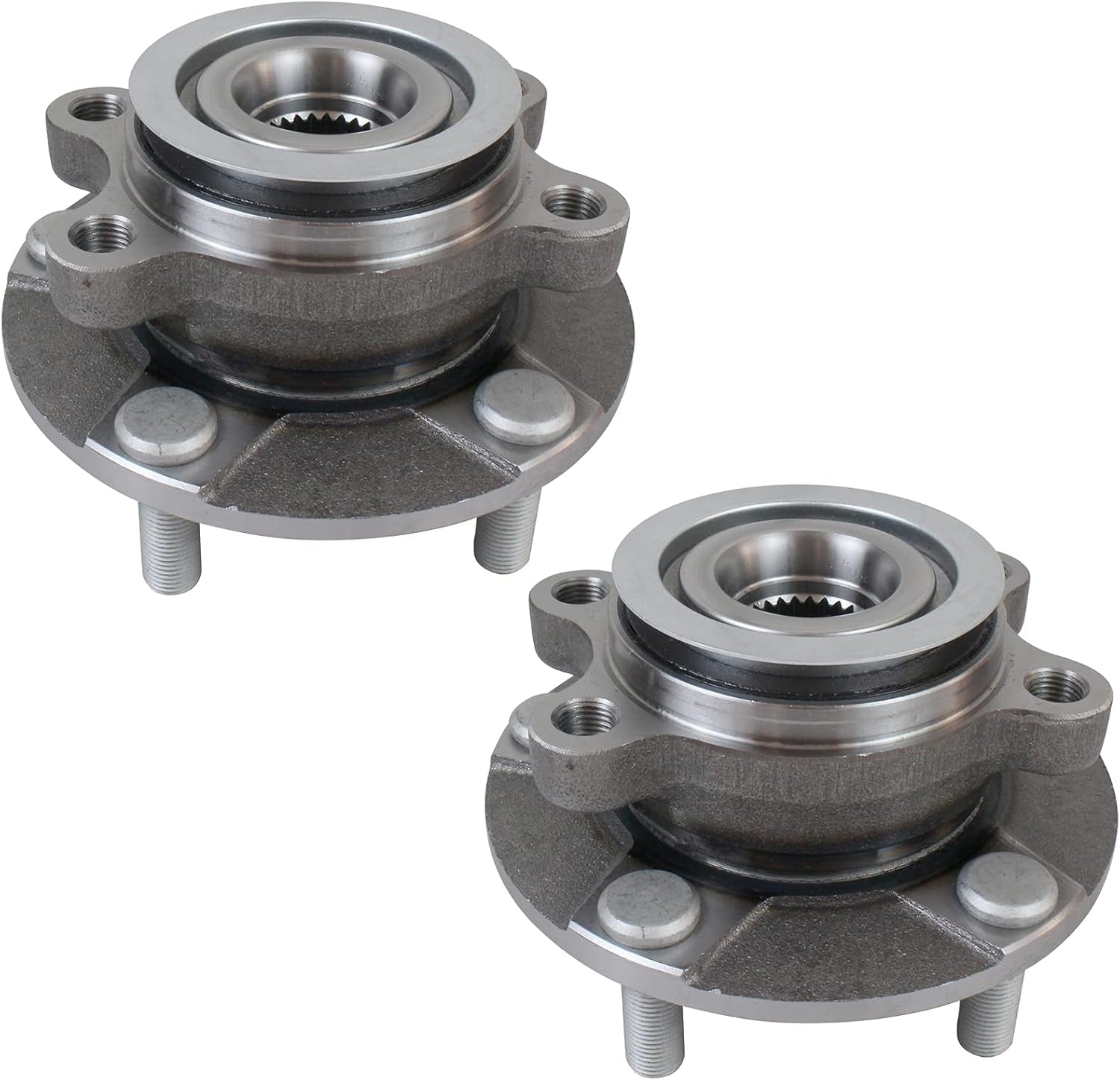 Pair 513298 Front Wheel Hub and Bearing Assembly Compatible with 2008-2013 Nissan Rogue, 2014-2015 Rogue Select, 2008-2012 Sentra (2.5L 4 Cylinder ONLY) 5 Lugs