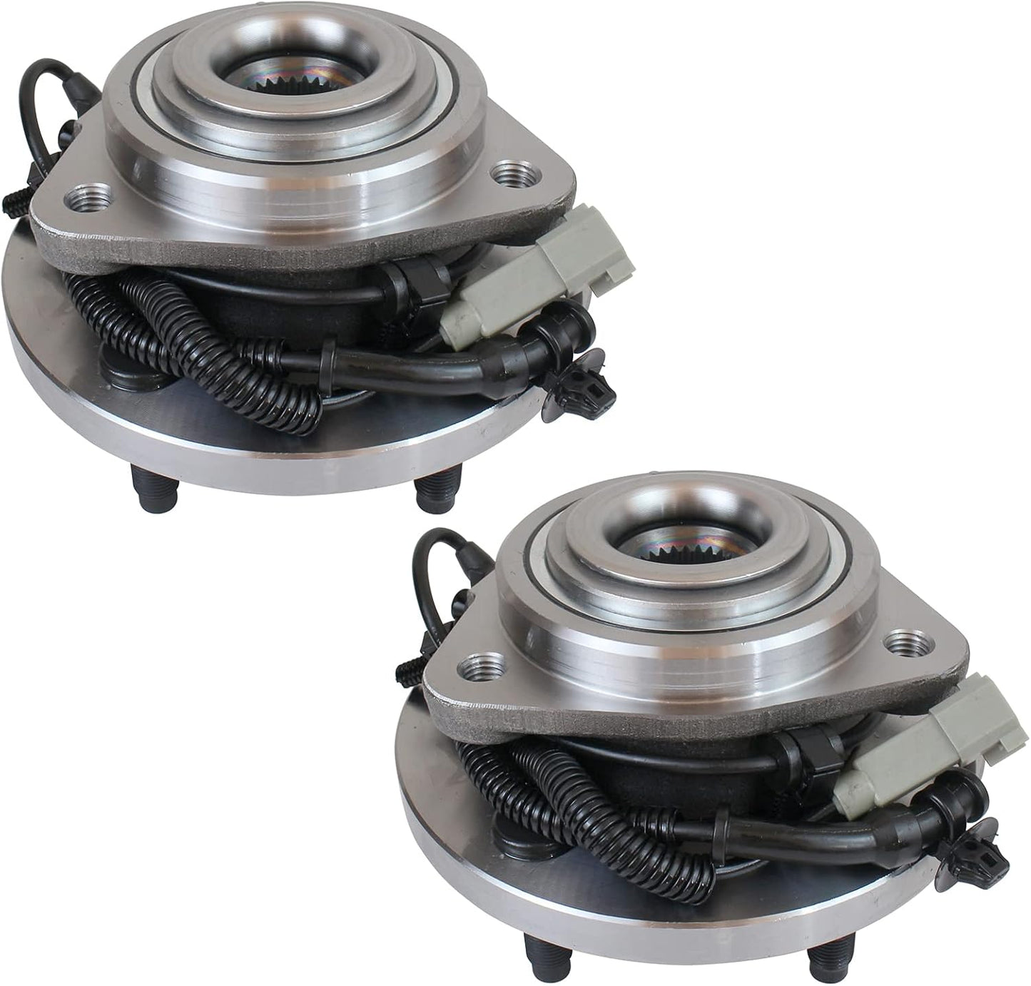 Pair 513234 Wheel Hub and Bearing Assembly Compatible with 2005-2010 Jeep Grand Cherokee, Commander 5Lugs W/Abs