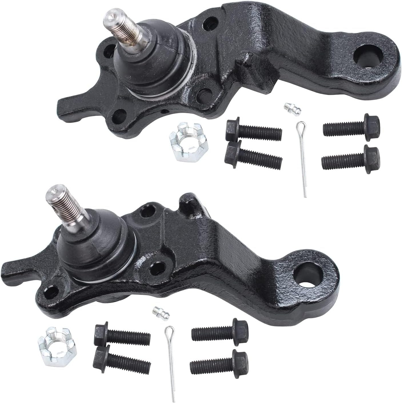 - 12Pc Front Suspension Kit for 1995-2000 Toyota Tacoma 1996 1997 1998 1999 2000, 4 Upper & Lower Ball Joints, 4 Inner & Outer Tie Rods, 2 Sway Bars, 2 Boots, Replacement