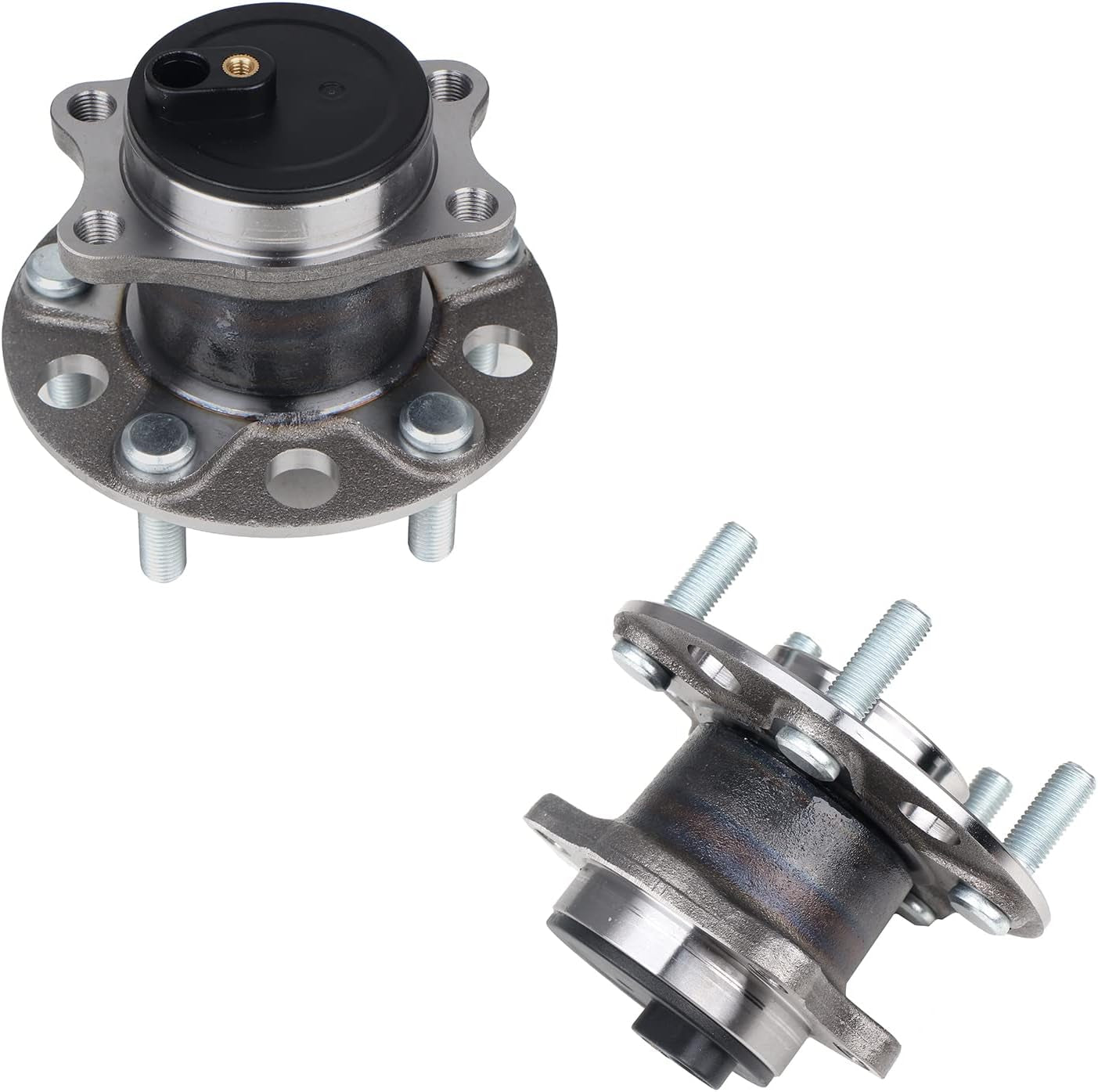 512332 Rear 2PCS Wheel Bearing and Hub Assembly Compatible with Chrysler 200 2011-2014/Sebring 2007-2010;Dodge Avenger 2008-2014/Caliber 2007-2012;Jeep Compass Patriot 2007-2017, 5 Lug W/Abs