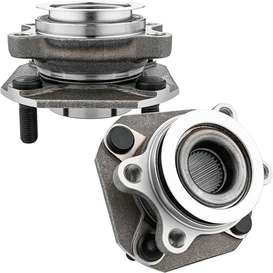 513299 (Pair) Front Wheel Hub Bearing Compatible with Nissan Sentra 2007 2008 2009 2010 2011 2012 2.0 L4Cyl Only Wheel Hub Assembly Suspension Kit Replacement Non-Abs Models