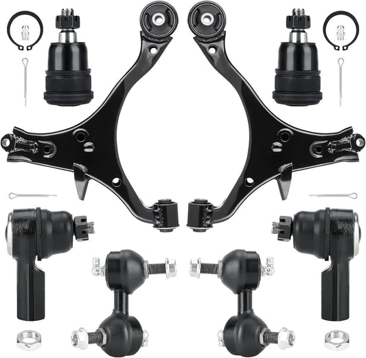 8PCS Front Lower Control Arm with Ball Joints for Honda Civic 2001-2005 Coupe...