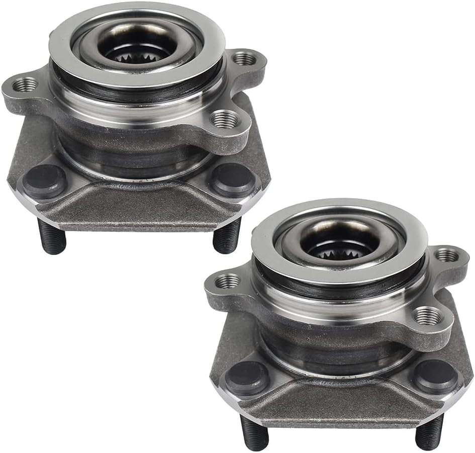 513297 Pair Front Wheel Hub Assembly Replacement for Nissan Sentra 2007 2008 2009 2010 2011 2012 2.0L Only 4 Lugs W/Abs