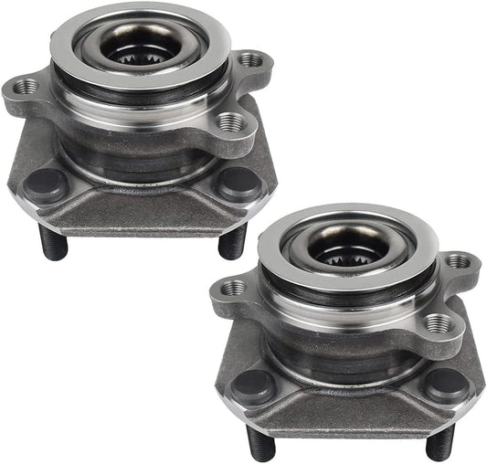 513297 Pair Front Wheel Hub Assembly Replacement for Nissan Sentra 2007 2008 2009 2010 2011 2012 2.0L Only 4 Lugs W/Abs