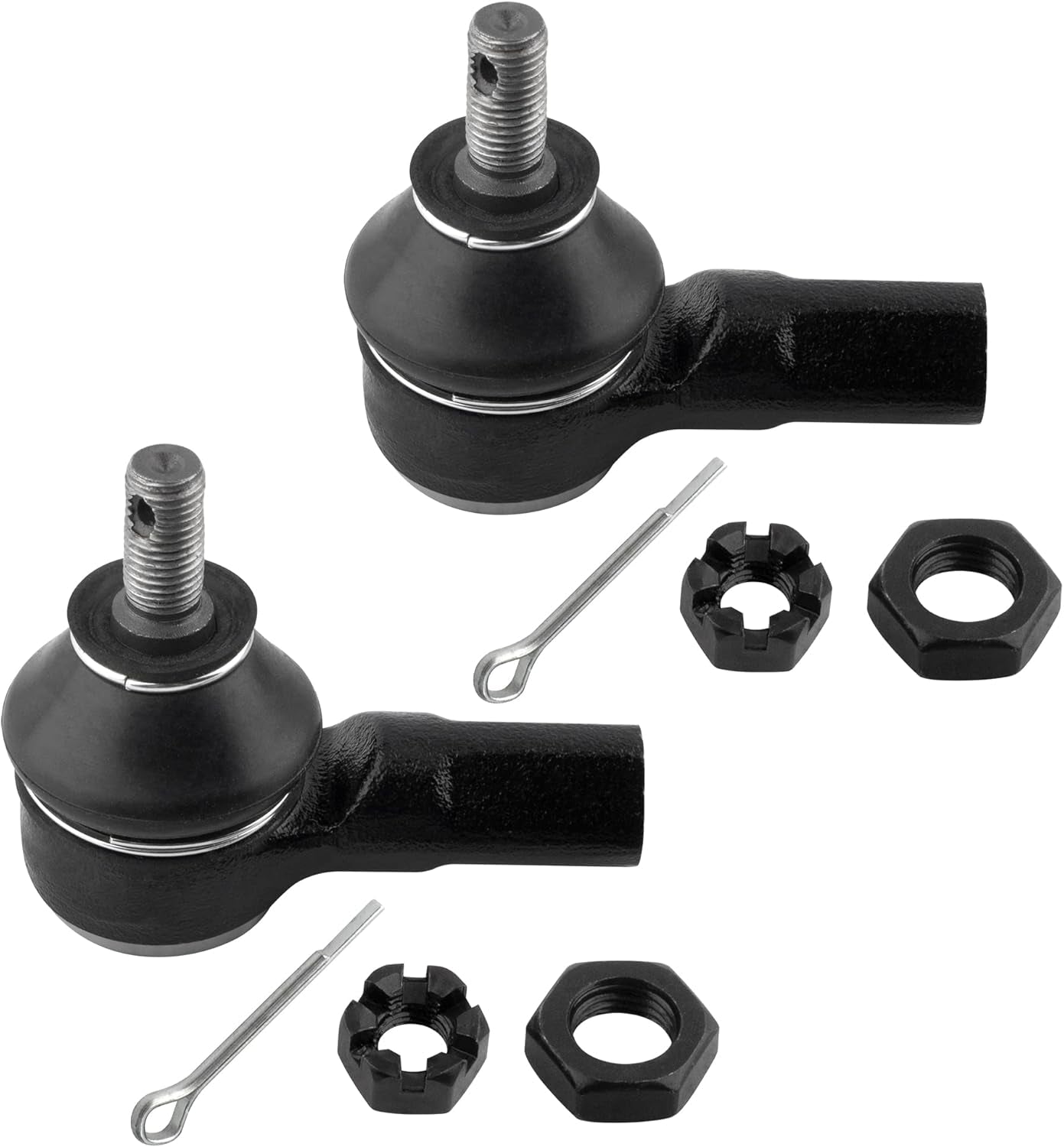 (Set of 8) Front Suspension Kit 2 Lower Ball Joints + 4 Inner & Outer Tie Rod + 2 Sway Bar End Links Fit for Honda CR-V CRV 2002 2003 2004 2005 2006 | Replace K80223 K90454 K90455 EV80383 ES3581