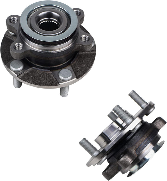 2Pcs 513298 Front Wheel Bearing Hub Assembly for 2008-2013 Nissan Rogue 2014-2015 Nissan Rogue Select 2007-2012 Nissan Sentra, 5 Lug Bolts/Encoder ABS