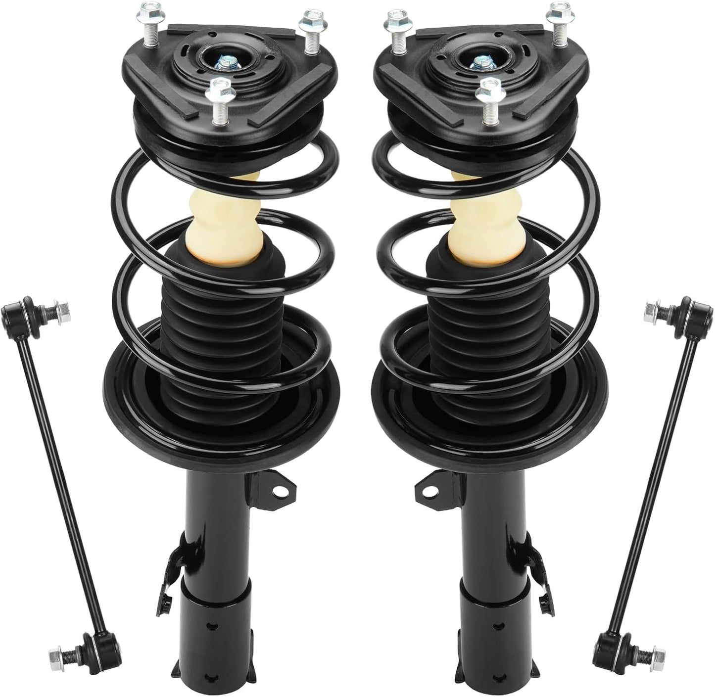 Front and Rear Strut Assembly & Sway Bar Links for 2009-2013 Toyota Corolla Matrix 1.8L, Shock Absorbers 2*Lower Ball Joints 8PCS
