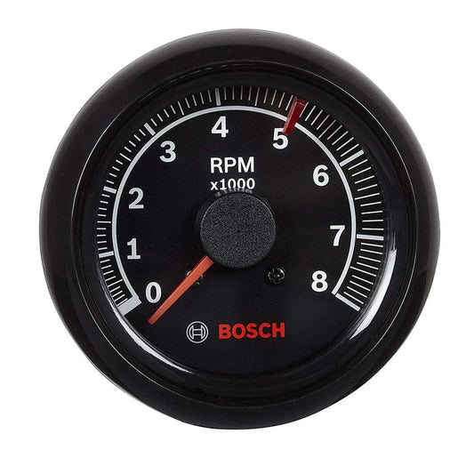 FST 7906 SP0F000025 Sport II 2-5/8" Tachometer (Black Dial Face, Black Bezel)
