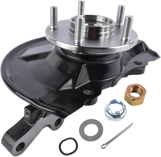 698-411 Front Left Steering Knuckle & Wheel Hub Bearing Assembly Replacement for 2007-2017 Jeep Compass Patriot Dodge Caliber 68088499AA