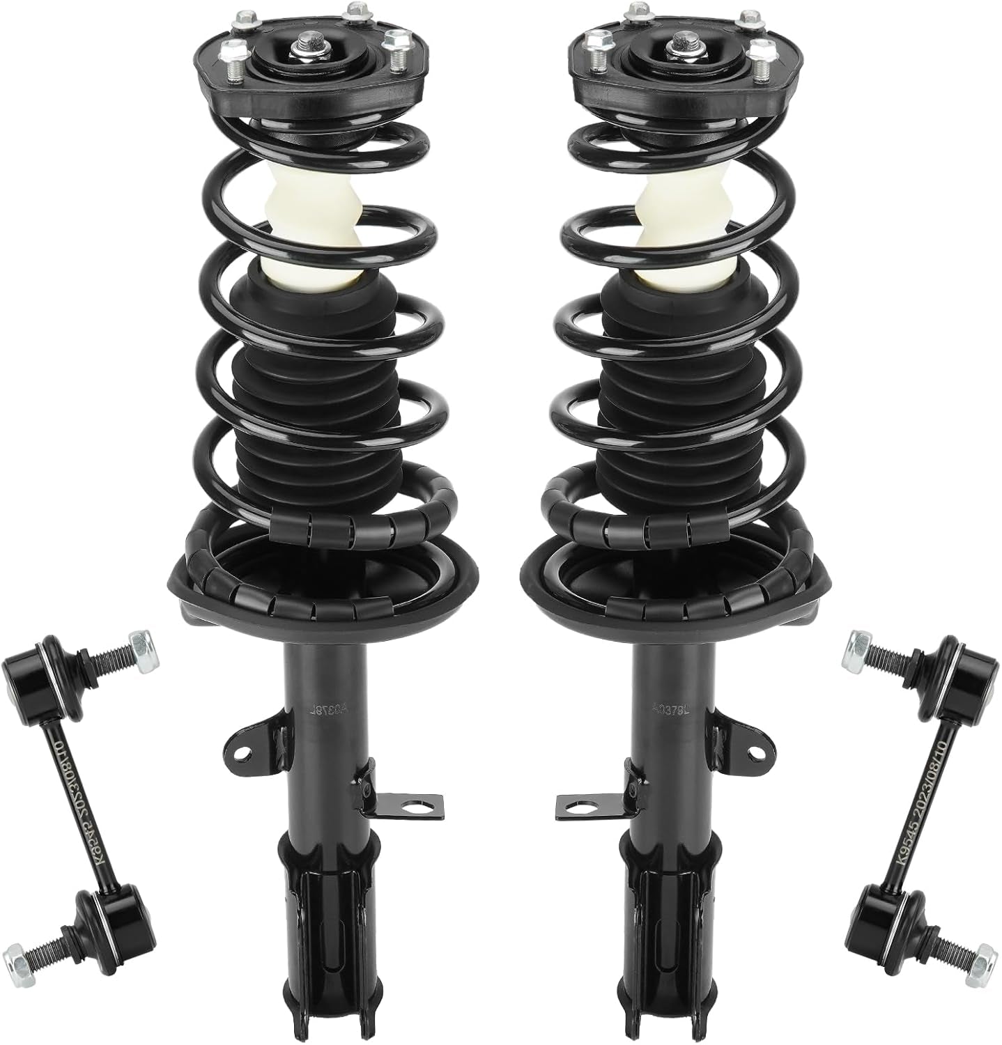 Front and Rear Strut Assembly & Sway Bar Links for 2009-2013 Toyota Corolla Matrix 1.8L, Shock Absorbers 2*Lower Ball Joints 8PCS