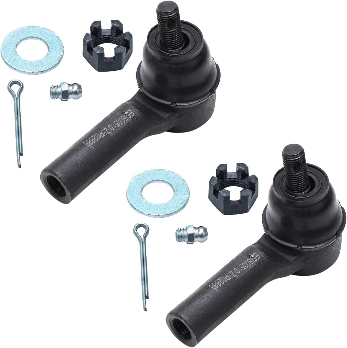 - 12Pc Front End Kit for 2007-2011 Honda CR-V, 2 Lower Control Arms with Ball Joints 4 Inner Outer Tie Rods 2 Boots 4 Front Rear Sway Bars 2008 2009 2010 Replacement