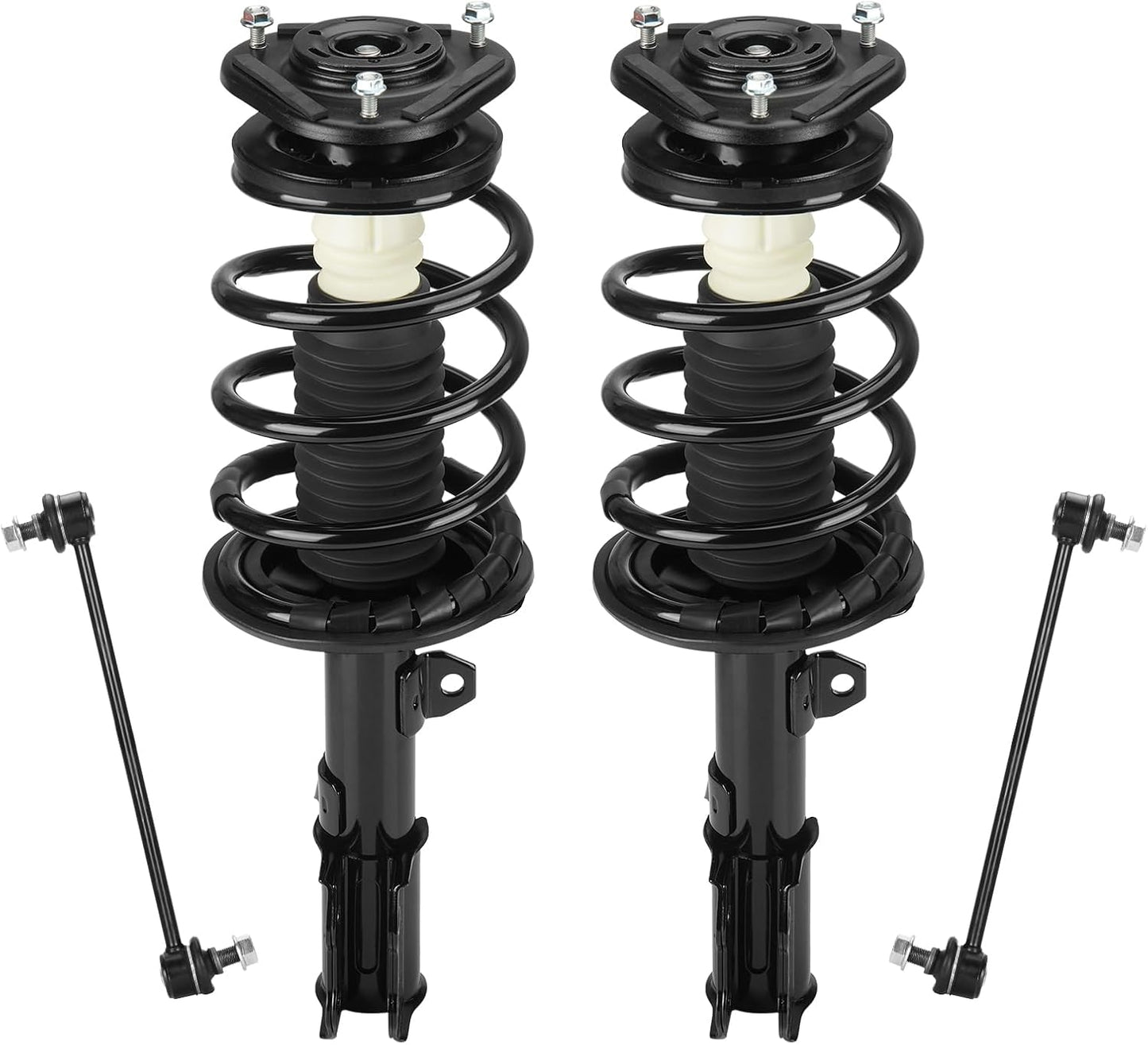 Front and Rear Strut Assembly & Sway Bar Links for 2009-2013 Toyota Corolla Matrix 1.8L, Shock Absorbers 2*Lower Ball Joints 8PCS