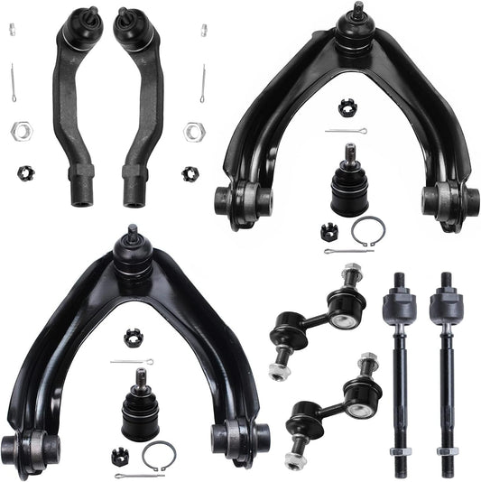 - Front 10Pc Suspension Kit for 1997-2001 Honda CR-V 1998 1999 2000, 2 Upper Control Arms, 2 Lower Ball Joints, 4 Inner & Outer Tie Rods, 2 Sway Bar Links CR-V Replacement