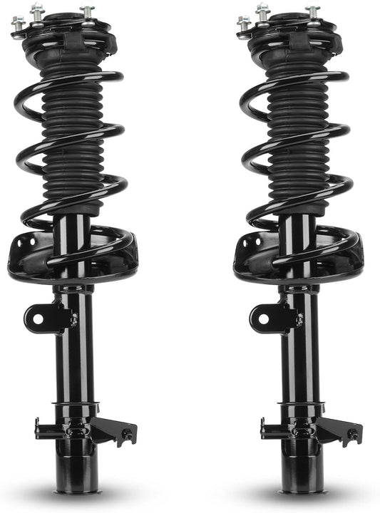 1333365L 1333365R Front Struts Suspensions Assemblies W/Coil Springs for 2007-2014 Honda CR-V (ONLY 2.4L), 2008 2009 2010 2011 2012 2013 Shock Absorbers - [ Exc. Touring Models ]