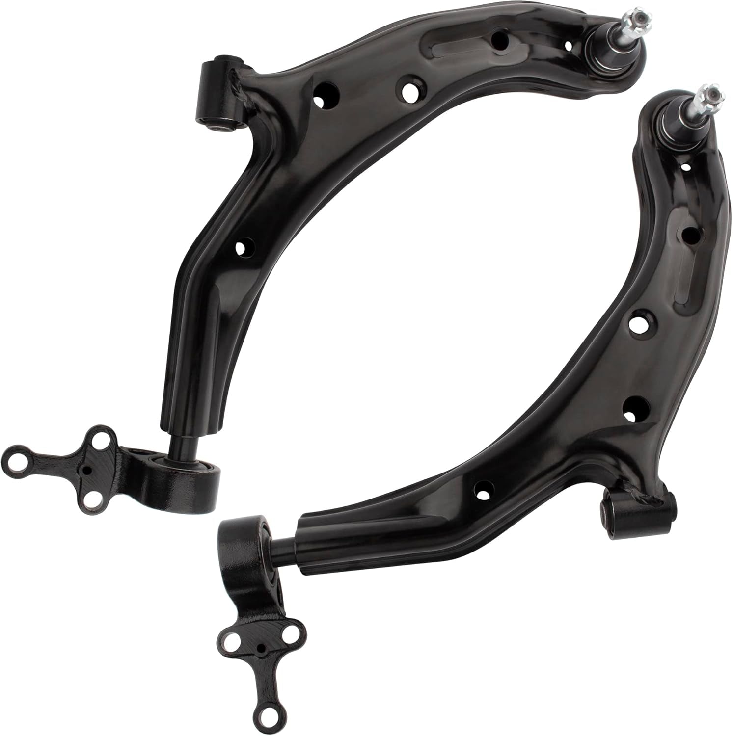 8Pcs Front Lower Control Arms W/Ball Joints Sway Bars Tie Rods for Nissan Sentra 2002-2006 (Excludes SE-R Models) / for Nissan Sentra 2001 (Excludes SE Models) |K620359 K620358 K9543 ES2814 EV380