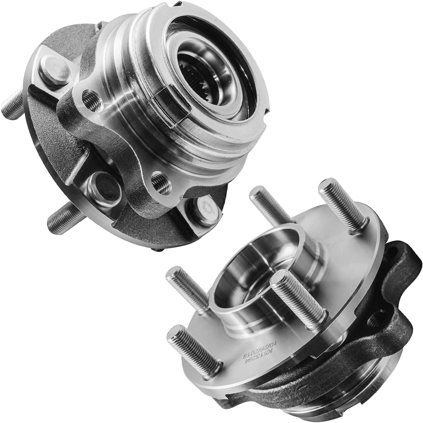 - 2.5L Front Wheel Bearing Hubs for 2007-2013 Nissan Altima, Replacement 2008 2009 2010 2011 2012 Altima Wheel Bearing and Hubs Assembly Set, Pair Hubs