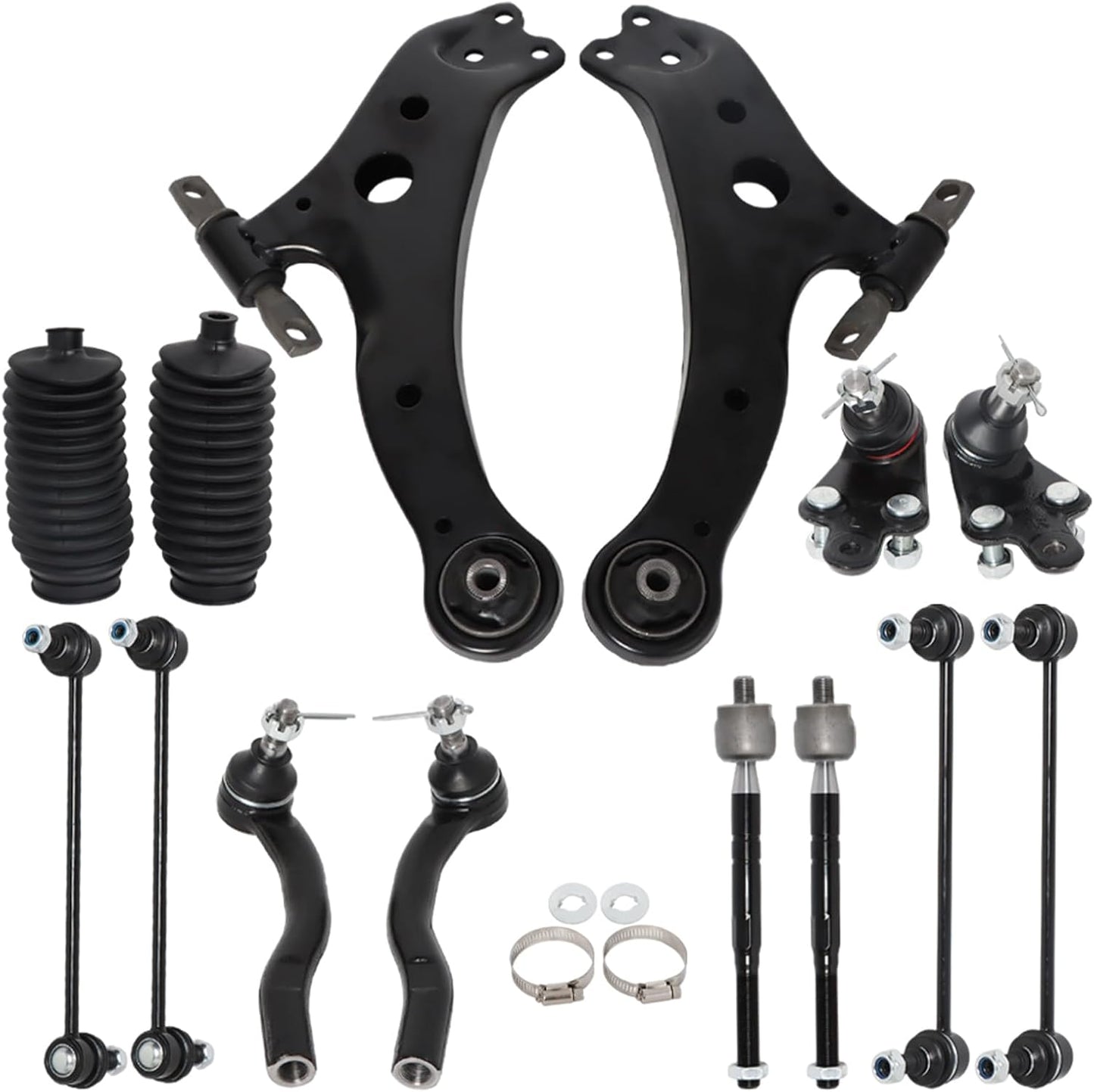 14PCS Front Lower Control Arm Suspension Replacement for Toyota Camry 2007-2011
